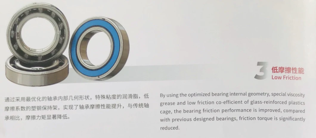 New Energy Electric Drive Bearing High-Speed & Long-Life-Time Deep Groove Ball Bearings 6005