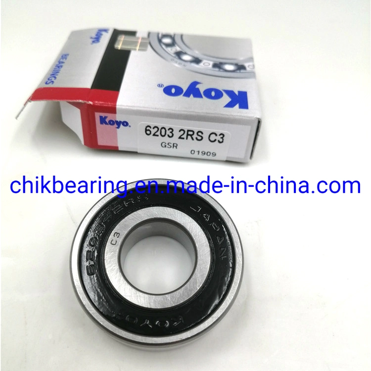 Industrial and Home Appliances Bearings Koyo Deep Groove Ball Bearing 6001-2RS 6002-2RS 6003-2RS 6004-2RS 6005-2rsc3 Agricultural Bearing Motorcycle Bearing